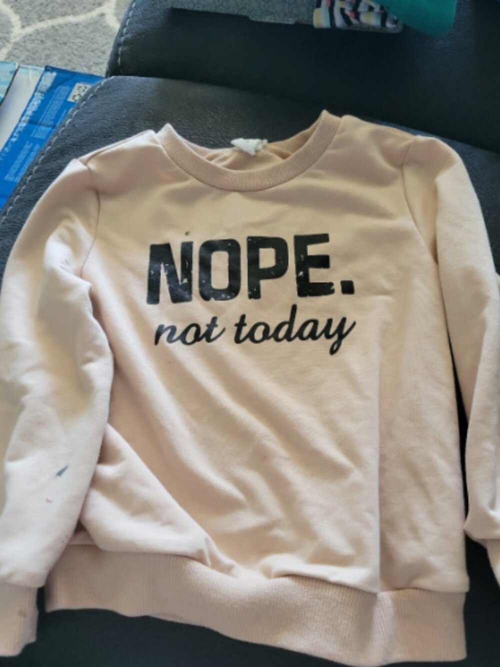 Girls size 2-3 Nope. Not today shirt